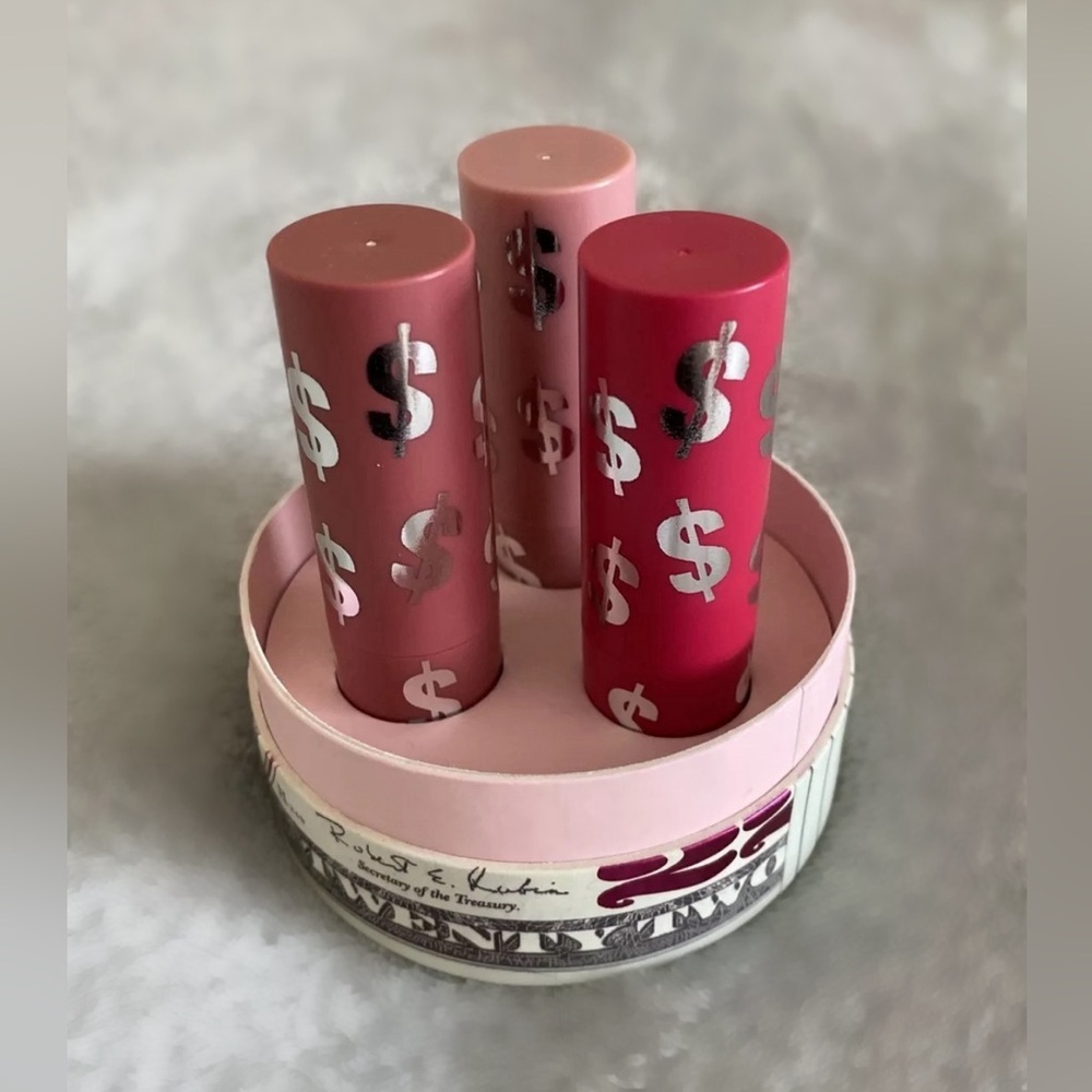 NEW KYLIE LIPSTICK MONEY LINE Set Colors Money Mindset Hustle Honey Mama Boss - Picture 3 of 6